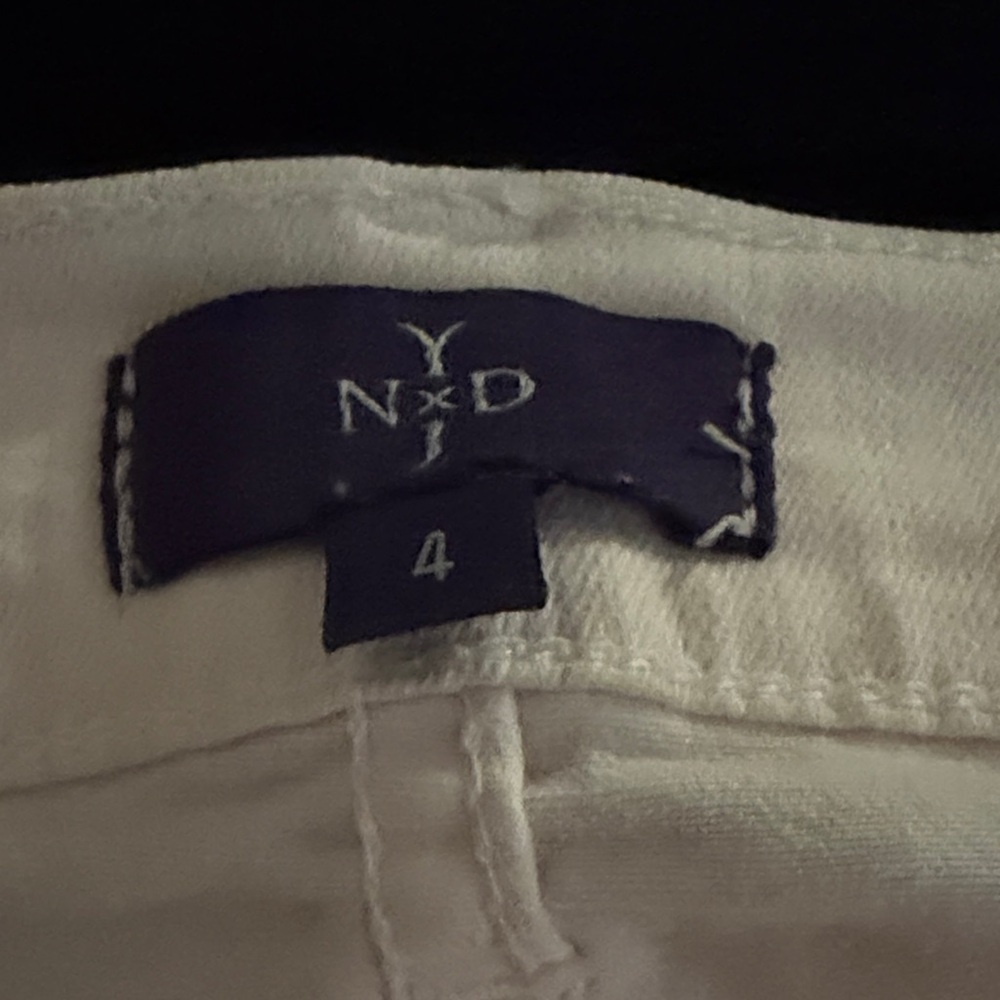 NYDJ Blush Pink Pants with Navy Logo Tag